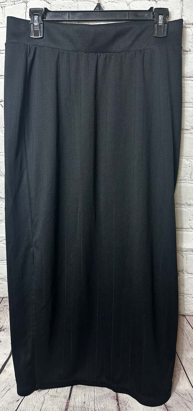 Adidas Equipment EQT ADV/91-18 Black Pinstripe Midi Skirt Size M